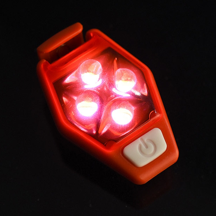Multifunctional Outdoor Bicycling Running Warning Light Bicycle Taillight LED Back Clip Light, LED Back Clip Light(Black), LED Back Clip Light(Purple), LED Back Clip Light(Red), LED Back Clip Light(White)
