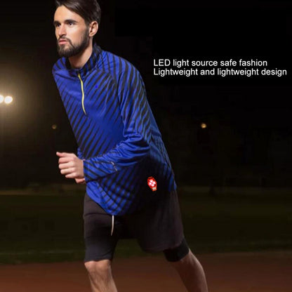 Multifunctional Outdoor Bicycling Running Warning Light Bicycle Taillight LED Back Clip Light, LED Back Clip Light(Black), LED Back Clip Light(Purple), LED Back Clip Light(Red), LED Back Clip Light(White)