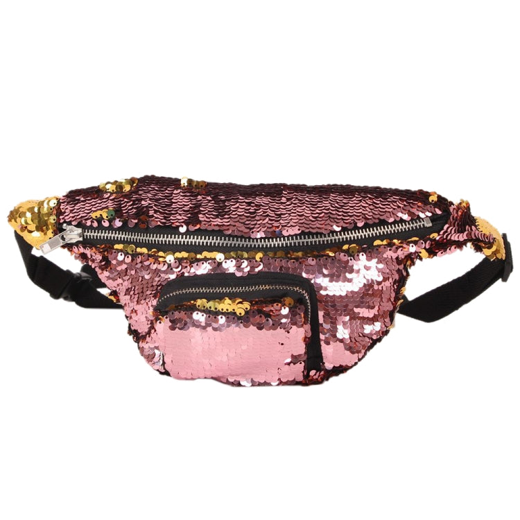 Sequins Waist Bag Double Color Makeup Bag Mermaid Purses Chest Pack Women Girl Travelling Mobile Phone Bag