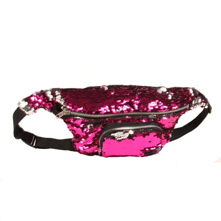 Sequins Waist Bag Double Color Makeup Bag Mermaid Purses Chest Pack Women Girl Travelling Mobile Phone Bag