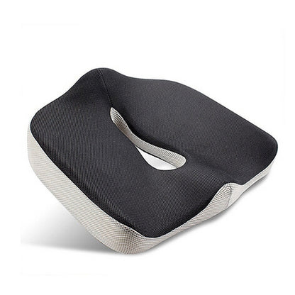 Office Chair Cushion Buttock Coccygeal Orthodontic Cushion, Size: 45x38x13cm, 45x38x13cm Black Grey