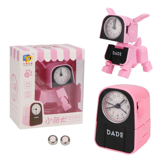 Mini Manual Child Deformation Alarm Clock Robot Toy