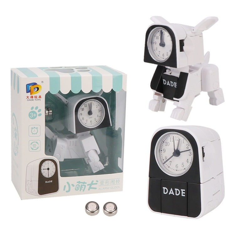 Mini Manual Child Deformation Alarm Clock Robot Toy