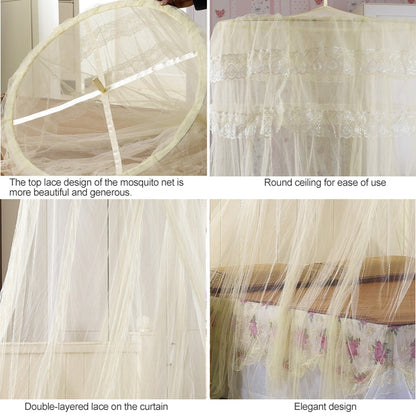 Household Circular Suspended Ceiling Mosquito Net Princess Tents