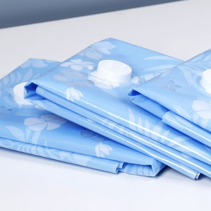 Space Saving Orchids Pattern Vacuum Storage Bag, Thinken Quilts Clothing Vacuum Seal Storage Bag, Size: 80*100 cm, Size: 80*100 cm
