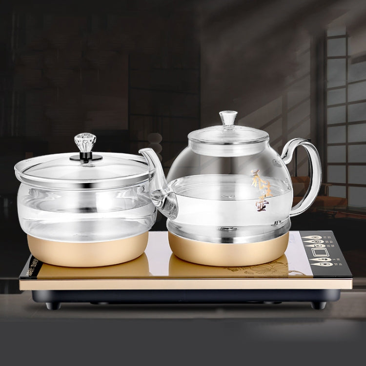Pumping Type Automatic Add Water Full Intelligent Electric Glass Kettle Pumping Boiled Tea Stove Set, Tea Stove Set