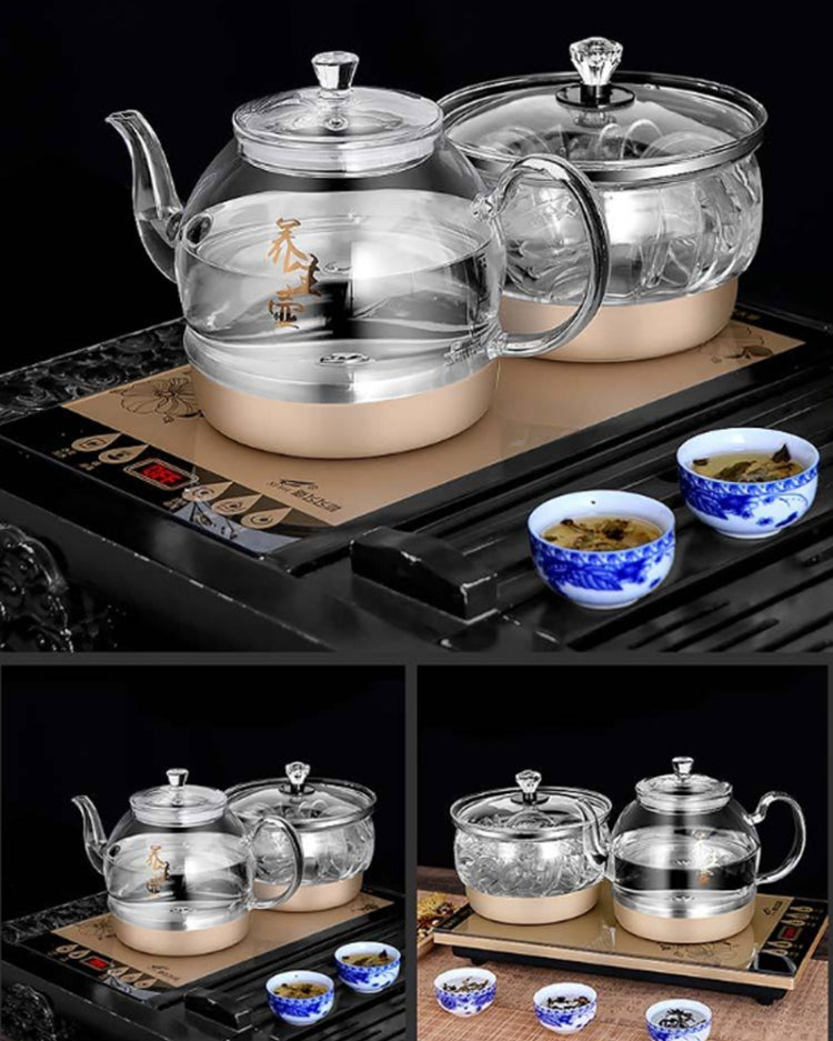 Pumping Type Automatic Add Water Full Intelligent Electric Glass Kettle Pumping Boiled Tea Stove Set, Tea Stove Set