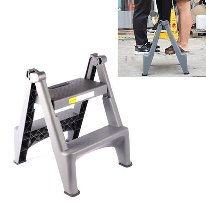Thick Plastic Double-sided Folding Ladder Car Wash Tool Car Wash Stool, Double-sided Folding Ladder
