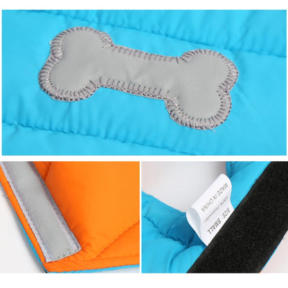 New Autumn and Winter Style Lovely Bone Pattern Pet Dog Reversible Cotton Garment Size:S, Bust: 38-43cm, Neck: 26-31cm, Size:S