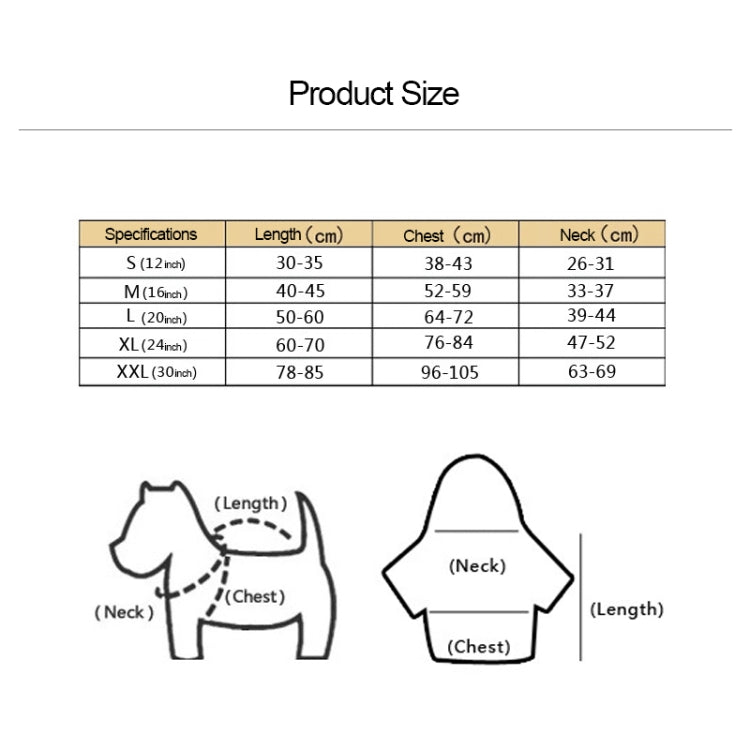 New Autumn and Winter Style Lovely Bone Pattern Pet Dog Reversible Cotton Garment Size:S, Bust: 38-43cm, Neck: 26-31cm, Size:S
