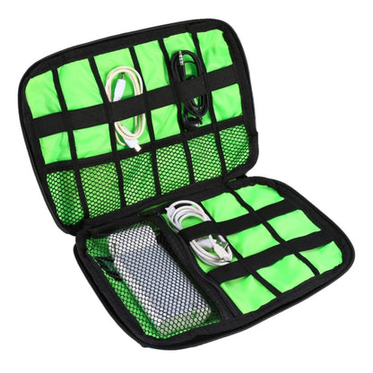 Organizador de viaje portátil, bolsa de almacenamiento, estuche para accesorios electrónicos y dispositivos digitales. Tamaño: 25,7 x 18,5 x 1,2 cm. HC3103B, HC3103L, HC3103G, HC3103TT.
