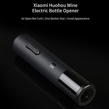 Original Xiaomi Youpin Huohou Automatic Wine Bottle Kit Electric Corkscrew With Foil Cutter, Corkscrew