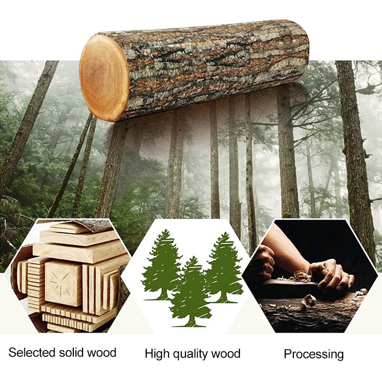 Solid Wood Dish Drip Rack Plate Holder, Size: 25.5x12x10cm, 5 Grid