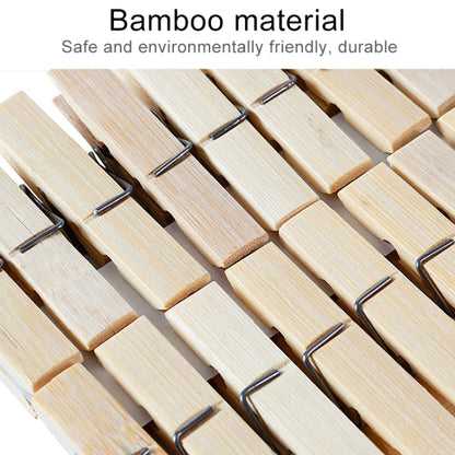 100pcs Multi-function Mini Bamboo Clothes Photo Paper Peg Clothespin Laundry Hanger Clip, Bamboo