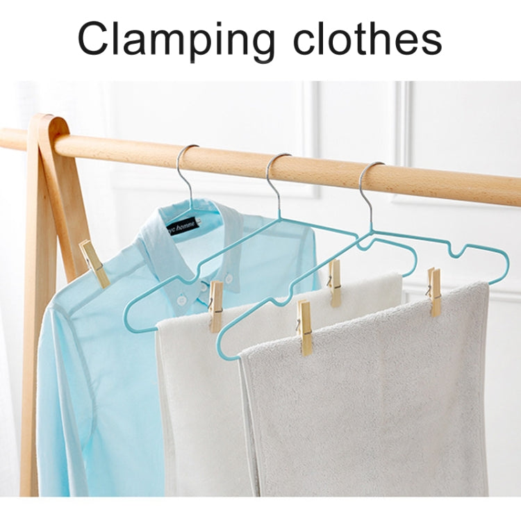 100pcs Multi-function Mini Bamboo Clothes Photo Paper Peg Clothespin Laundry Hanger Clip, Bamboo