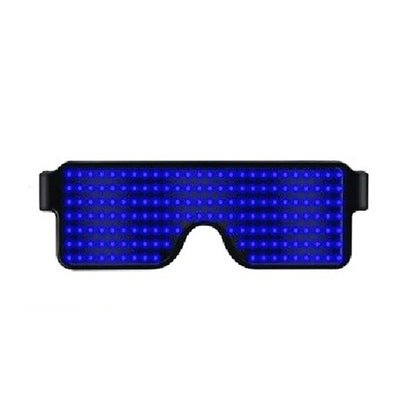 Night Club Bar Disco LED Light Emitting Glasses Festival Party USB Charging Shutter Dynamic Flash Glasses