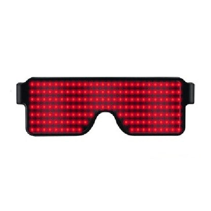 Night Club Bar Disco LED Light Emitting Glasses Festival Party USB Charging Shutter Dynamic Flash Glasses