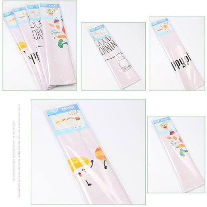 5 PCS Sweet Coffee Pattern Household Kitchen Self-adhesive High Temperature Resistance Oil Resistant Wall Stickers Size: 60x90cm, Sweet Coffee Pattern