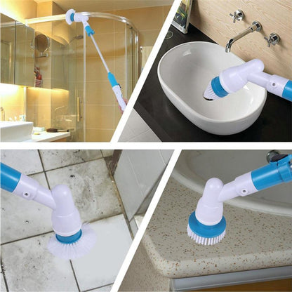 Multi-function Tub and Tile Scrubber Cordless Power Spin Scrubber Power Cleaning Brush Set for Bathroom Floor Wall, AU Plug, AU Plug