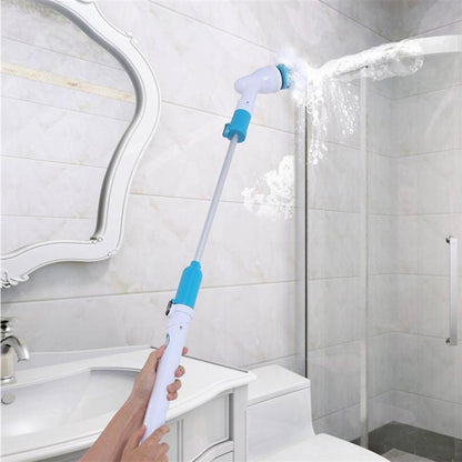 Multi-function Tub and Tile Scrubber Cordless Power Spin Scrubber Power Cleaning Brush Set for Bathroom Floor Wall, AU Plug, AU Plug