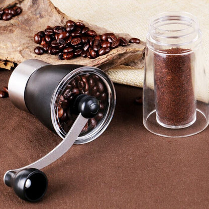 Portable Conical Burr Mill Manual Spice Herbs Hand Grinding Machine Coffee Grinder, Capacity: 36g, Portable Conical