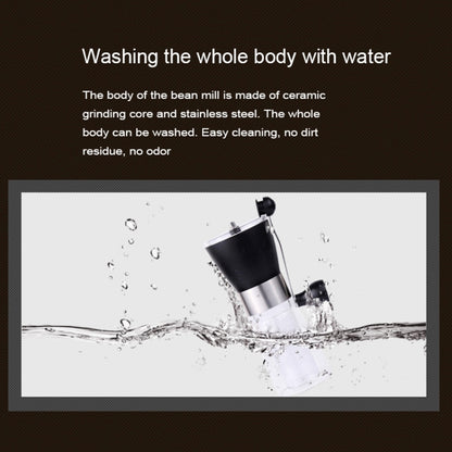 Portable Conical Burr Mill Manual Spice Herbs Hand Grinding Machine Coffee Grinder, Capacity: 36g, Portable Conical