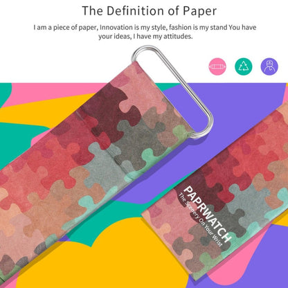 Machine Armor Pattern Creative Fashion Waterproof Paper Watch Intelligent Paper Electronic Wristwatch, Machine Armor Pattern