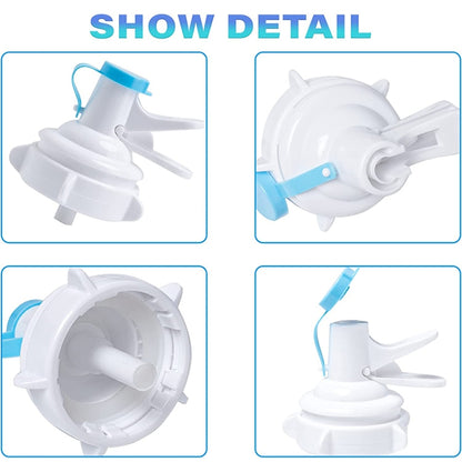 Válvula dispensadora de agua de PP para grifo de botella de 55 mm con tapa a prueba de polvo.