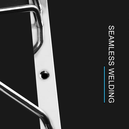 MICLAN Four Rows Stainless Steel Hanging Wine Glass Holder, Size: 34*38*43cm, Size: 34*38*43cm