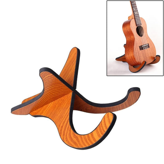 Ukulele Shelf Violin Wooden Zither Folding Vertical Bracket, Ukulele Shelf