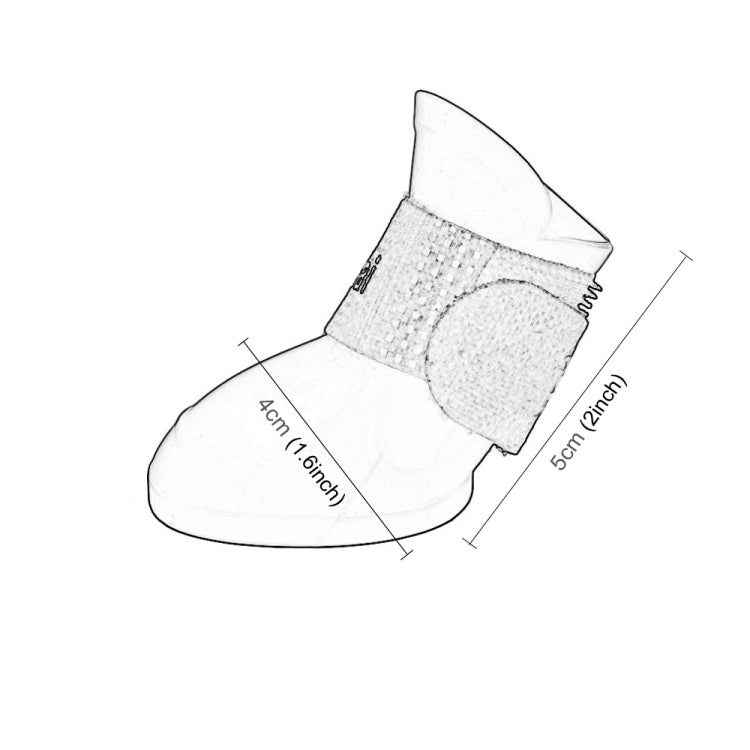 Lovely Pet Dog Shoes Puppy Candy Color Rubber Boots Waterproof Rain Shoes, M, Size:  5.0 x 4.0cm, Size: M 5.0 x 4.0cm, Size: 5.0 x 4.0cm