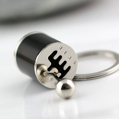 Six-speed Manual Shift Gear Keychain Key Ring Holder