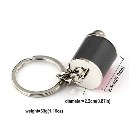 Six-speed Manual Shift Gear Keychain Key Ring Holder