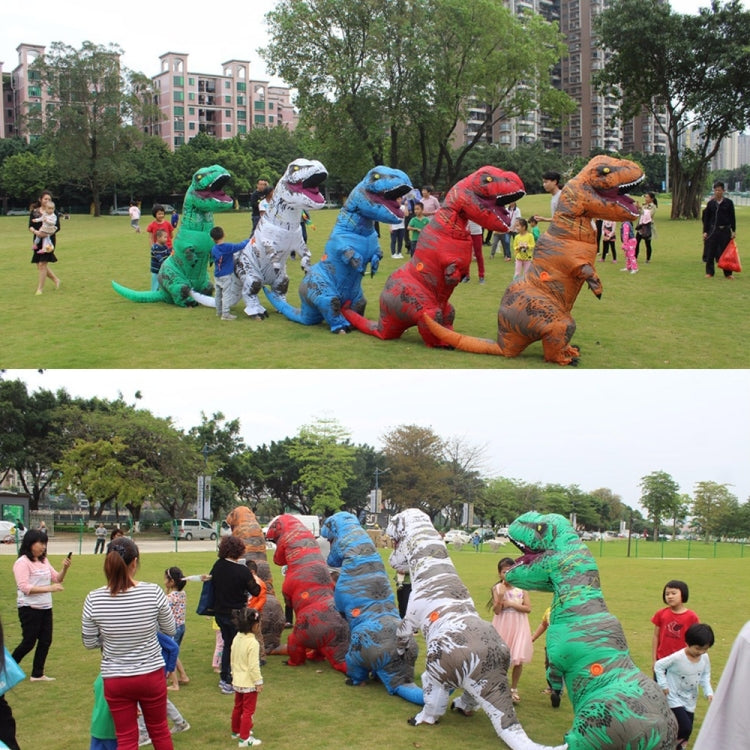 Disfraz inflable de dinosaurio para adultos, disfraz de dragón inflable para Halloween, disfraz de carnaval para mujeres y hombres.