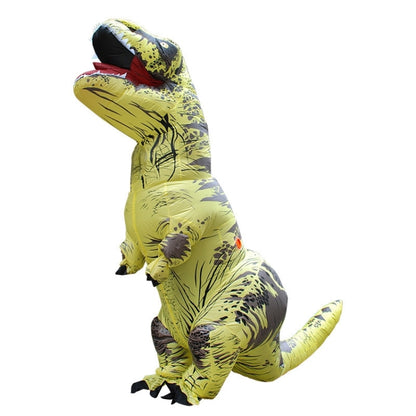 Disfraz inflable de dinosaurio para adultos, disfraz de dragón inflable para Halloween, disfraz de carnaval para mujeres y hombres.