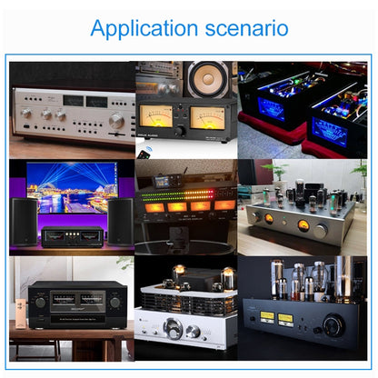 TR-35W VU Meter Power AMP Amplifier DB Table Audio Level Head Meter Sound Pressure Meter, TR-35W