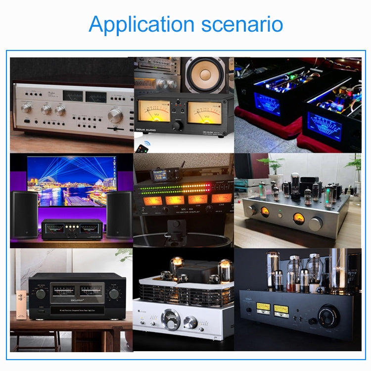 TR-35 VU Meter Power AMP Amplifier DB Table Audio Level Head Meter Sound Pressure Meter, TR-35