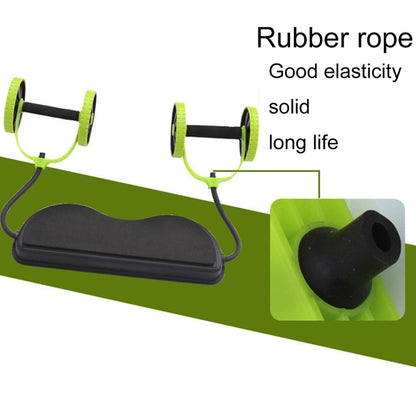 Multifunctional Exercise Home Fitness Equipment Intensity Adjustable Abdominal Wheel Resistance Pull Rope Muscle Power, Green