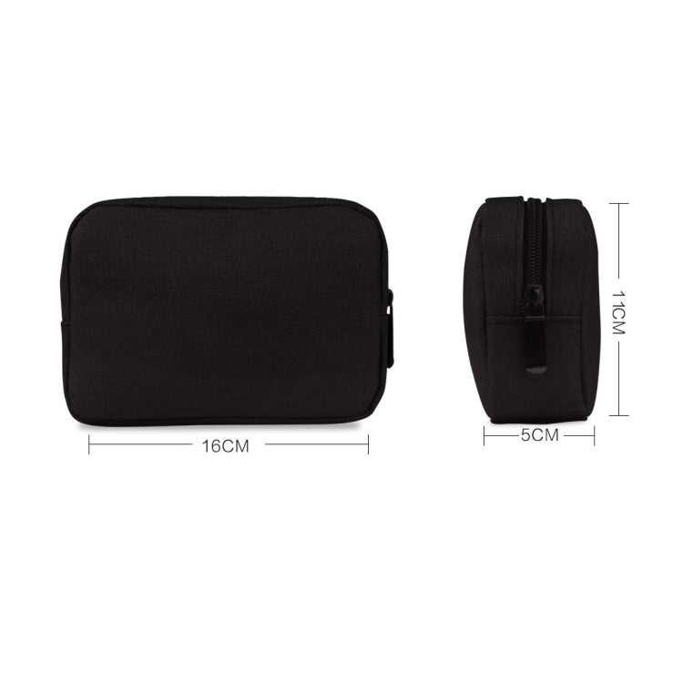 Simple Multi-functional Digital Device Travel Storage Bag for Phones, Power Bank, U-disk, Earphones, Data Cable and etc, Big Size: 23*11*5cm, Size:  23*11*5cm Black, Size:  23*11*5cm Pink, Size: 23*11*5cm Grey, Size: 23*11*5cm Blue, DY01 23x11x5cm