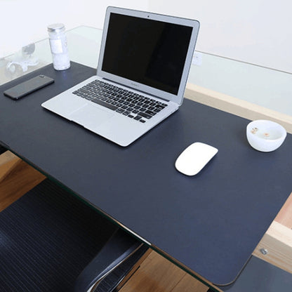 Multifunction Business Double Sided PU Leather Mouse Pad Keyboard Pad Table Mat Computer Desk Mat, Size: 120 x 60cm, Size: 120 x 60cm(Black Red), Size: 120 x 60cm, Size: 120 x 60cm(Green + Silver), Size: 120 x 60cm(Blue + Yellow)                       ...