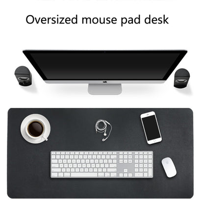 Multifunction Business Double Sided PU Leather Mouse Pad Keyboard Pad Table Mat Computer Desk Mat, Size: 120 x 60cm, Size: 120 x 60cm(Black Red), Size: 120 x 60cm, Size: 120 x 60cm(Green + Silver), Size: 120 x 60cm(Blue + Yellow)                       ...