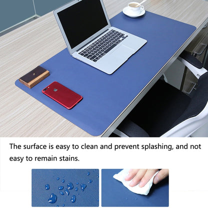 Multifunction Business Double Sided PU Leather Mouse Pad Keyboard Pad Table Mat Computer Desk Mat, Size: 120 x 60cm, Size: 120 x 60cm(Black Red), Size: 120 x 60cm, Size: 120 x 60cm(Green + Silver), Size: 120 x 60cm(Blue + Yellow)                       ...