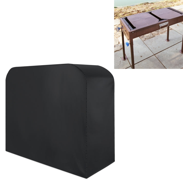 Anti-UV Waterproof Dust-proof 210D Oxford Cloth Folding BBQ Protective Cover Outdoor Gas Charcoal Electric Barbeque Grill Cover, Size: 190*71*117cm(Black), Size: 190*71*117cm