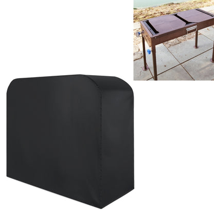Anti-UV Waterproof Dust-proof 210D Oxford Cloth Folding BBQ Protective Cover Outdoor Gas Charcoal Electric Barbeque Grill Cover, Size: 190*71*117cm(Black), Size: 190*71*117cm