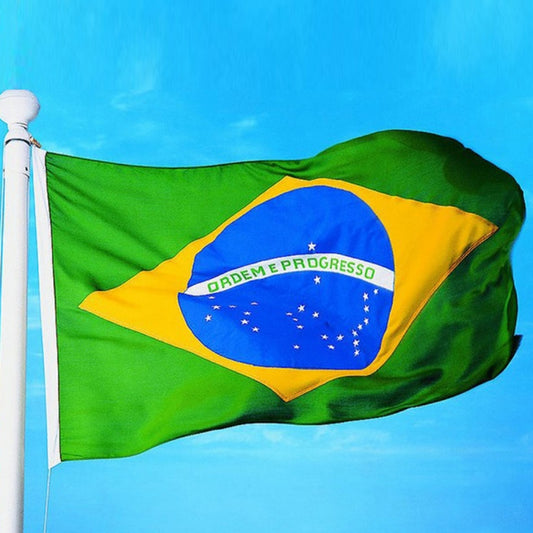 Polyester Material Brazil Flag, Size: 150*90cm, Brazil Flag