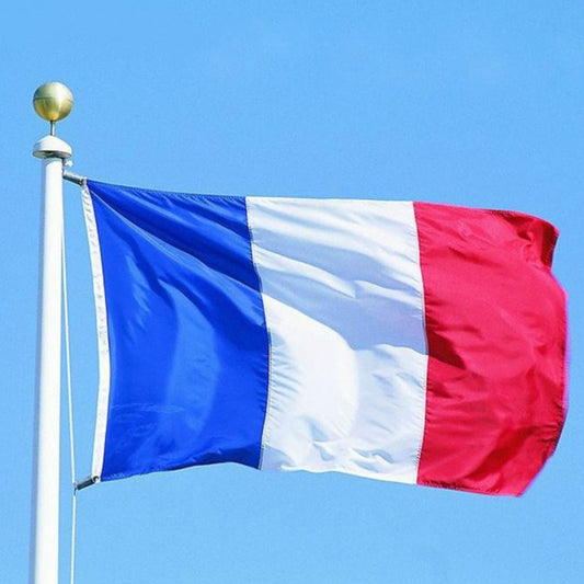 Polyester Material French Flag, Size: 150*90cm, French Flag