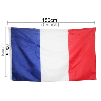 Polyester Material French Flag, Size: 150*90cm, French Flag
