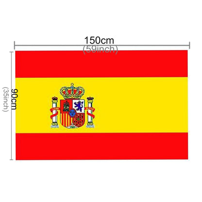 Polyester Material Spain Flag, Size: 150*90cm, Spain Flag
