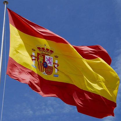 Polyester Material Spain Flag, Size: 150*90cm, Spain Flag
