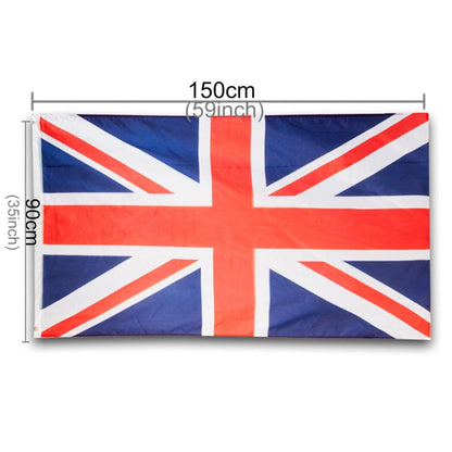 Polyester Material UK Flag, Size: 150*90cm, UK Flag
